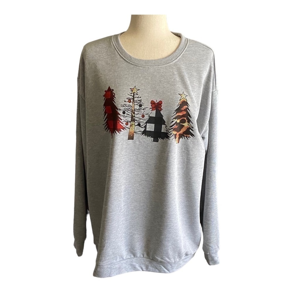 NWOT-BOUTIQUE-HOLIDAY SWEATSHIRT-SIZE 2X